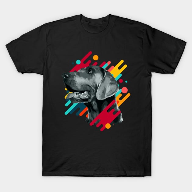 Weimaraner dog T-Shirt by Nartissima